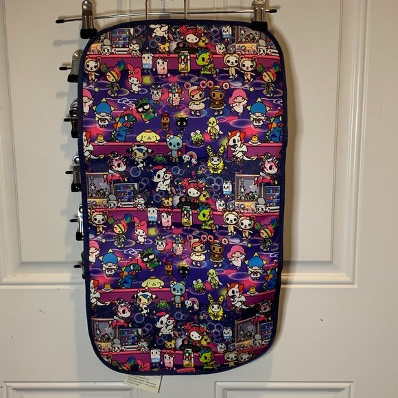 🙌 2/$55 JuJuBe Tokidoki Sanrio Hello Kitty Roller Disco Dreaming Changing Pad - Picture 1 of 7